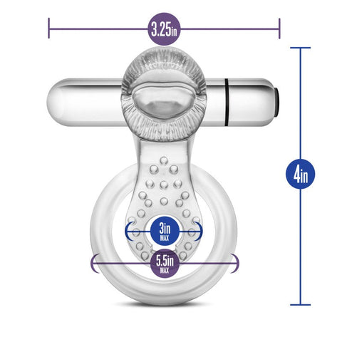 Stay Hard 10-F Vibrator by Blush Novelties - Ball and Cock Toys