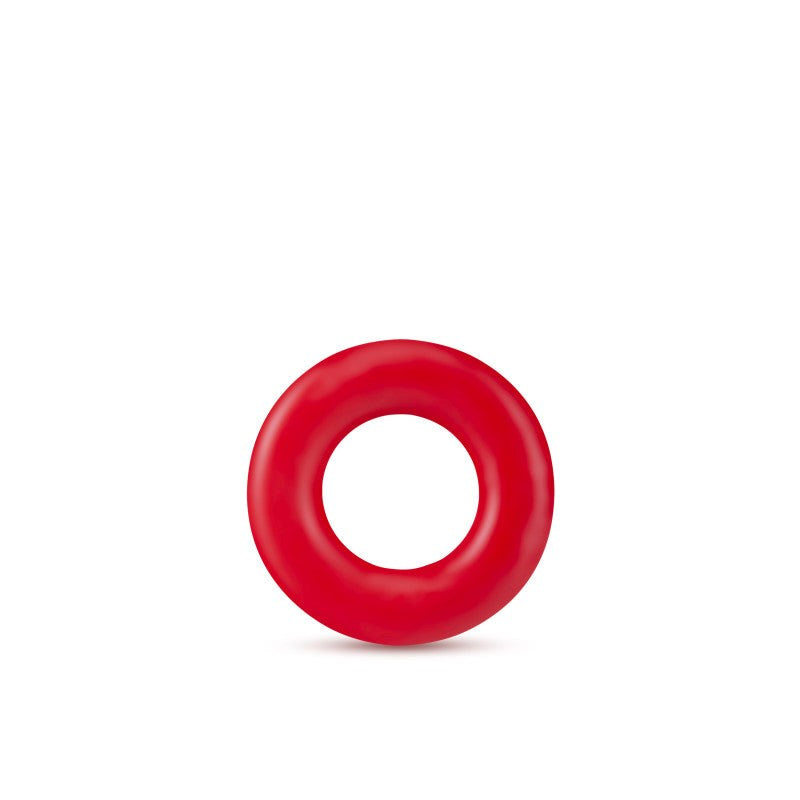 Stay Hard Donut Rings - Red Set Of 2 - - Cock Ring Sets