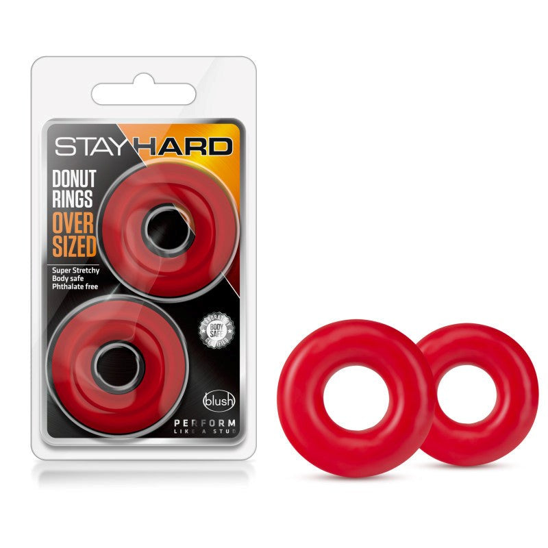 Stay Hard Donut Rings Oversized - - Cock Ring Sets