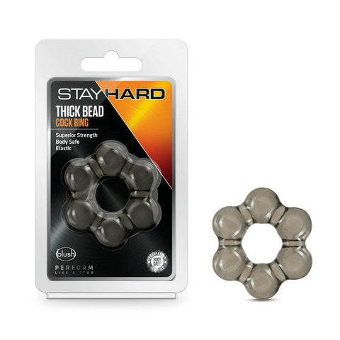 Stay Hard Thick Bead Cock Ring Cock Ring - Cock Rings