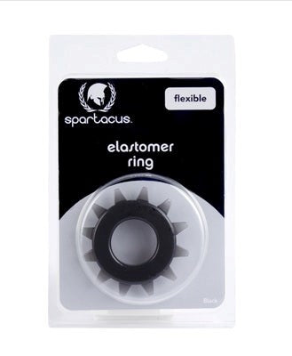 Stud Elastomer C Ring by Spartacus Enterprises - Ball and Cock Toys
