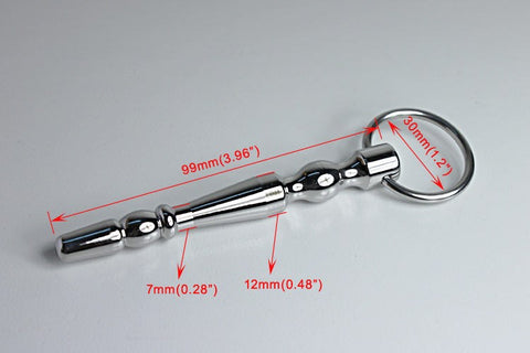 Super Nova Penis Plug With Glans Ring by BDStyle - Penis Plugs