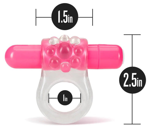 Play With Me Teaser Vibrating C-Ring G by Blush Novelties - Vibrating Cock Rings