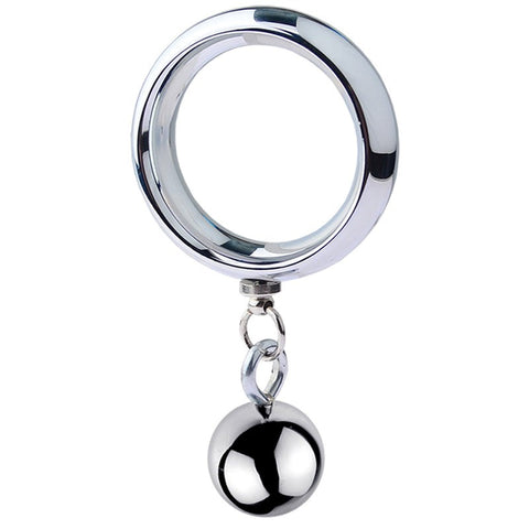 Testicle Stretcher With Steel Ball by BDStyle - Cock Rings