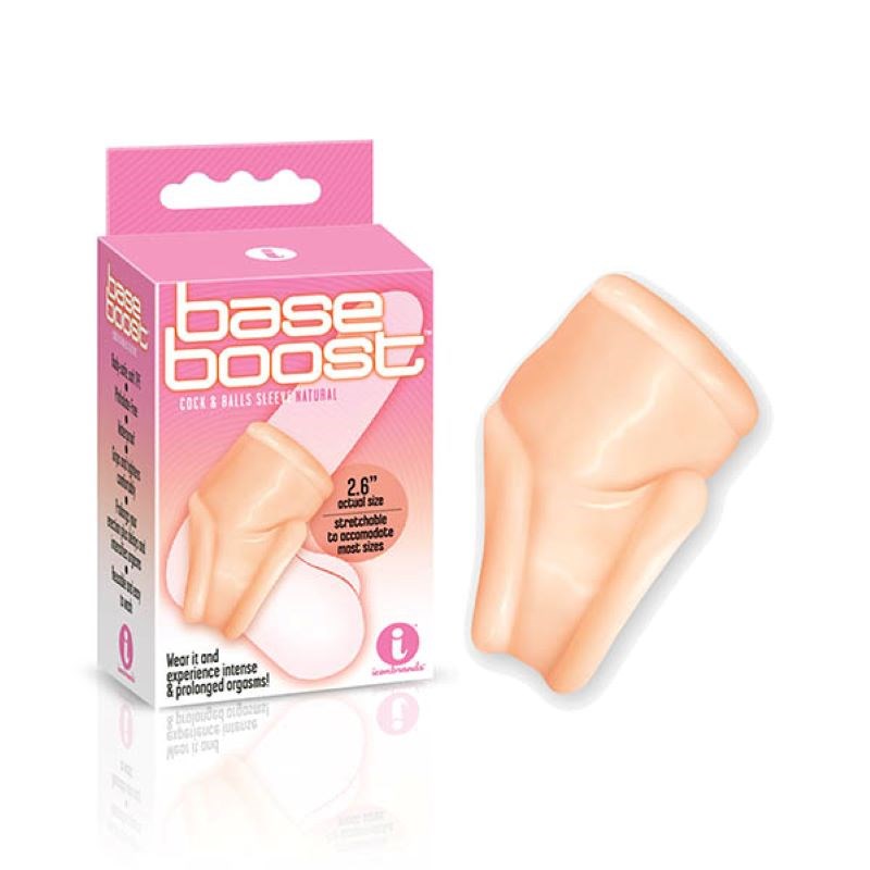 The 9's Base Boost - Cock & Ball Ring - Flesh - Ball and Cock Toys