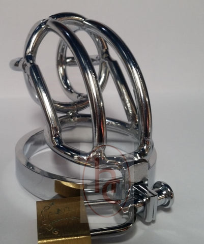 Captus Stainless Steel Cock Cage by BDStyle - Male Chastity