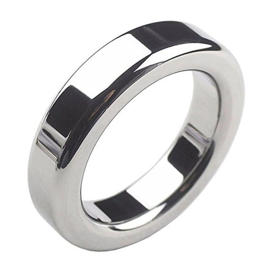 Hell's Couture Titan Steel Wide Cock Ring - Elevate Your Performance
