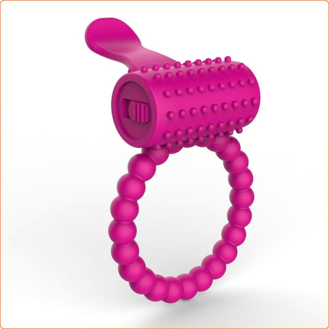 Tongue Silicone Waterproof Cock Ring by BDStyle - Ball and Cock Toys
