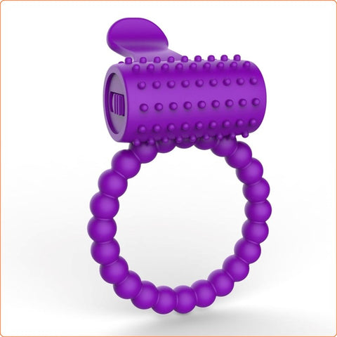 Tongue Silicone Waterproof Cock Ring by BDStyle - Ball and Cock Toys
