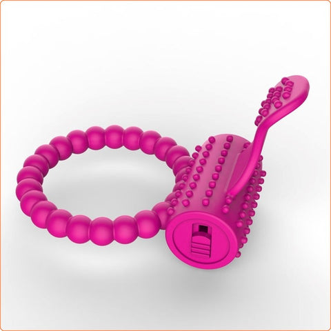 Tongue Silicone Waterproof Cock Ring by BDStyle - Ball and Cock Toys