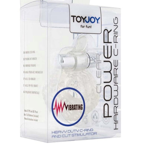 Power Hardware Vibrating C-Ring by Toy Joy - Cock Rings