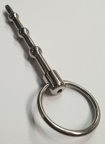 Triple Orb Cum Thru Penis Plug by Hell's Couture - Penis Plugs