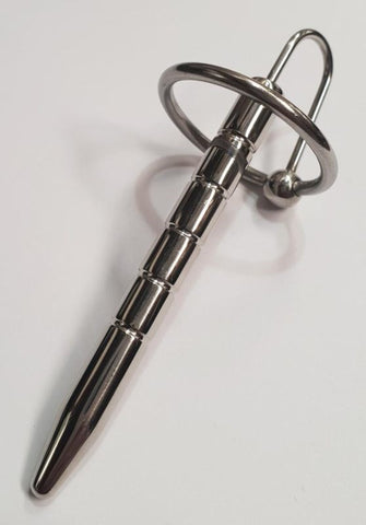 Tube Sex Penis Plug Ribbed by Hell's Couture - Penis Plugs