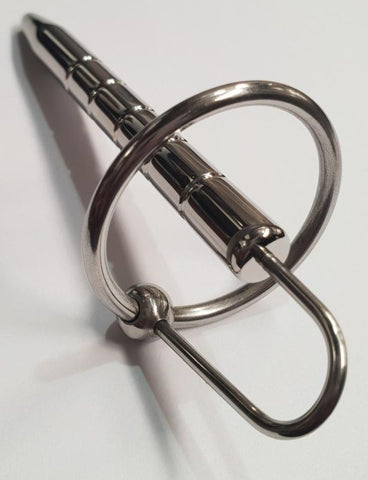 Tube Sex Penis Plug Ribbed by Hell's Couture - Penis Plugs
