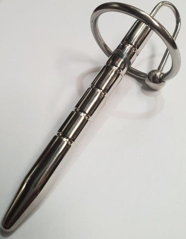 Tube Sex Penis Plug Ribbed by Hell's Couture - Penis Plugs