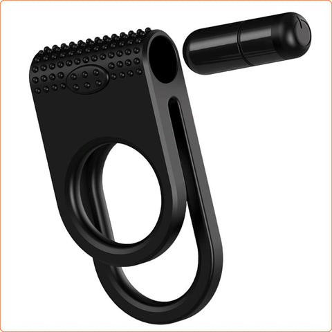 Twins Vibrator Erection Enhancer Cock Ring by BDStyle - Ball and Cock Toys