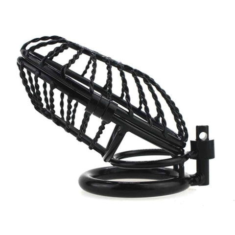Twisted Side Entry Chastity Device by BDStyle - Male Chastity