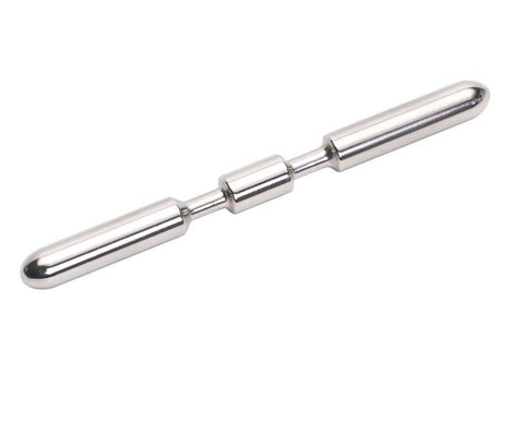 Two Way Penis Plug Stainless Steel by BDStyle - Penis Plugs