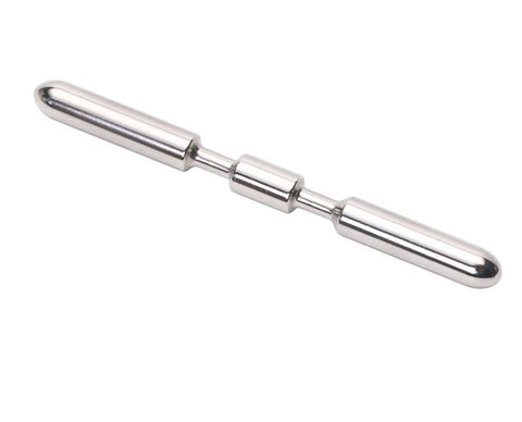 Two Way Penis Plug Stainless Steel by BDStyle - Penis Plugs