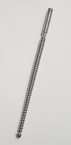 Urethral Ribbed Dominator Grooving Sound by Hell's Couture - Penis Plugs