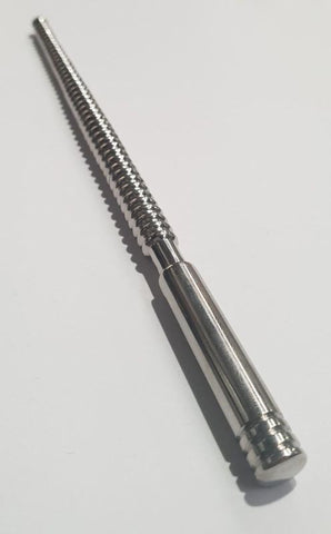 Urethral Ribbed Dominator Grooving Sound by Hell's Couture - Penis Plugs