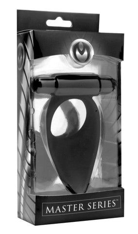 Vibro Silicone Cock Ring with Taint Teaser by XR Brands - Cock Rings