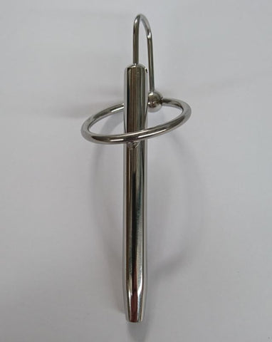 Voodoo Pierce-less Steel Princes Plug by Hell's Couture - Penis Plugs