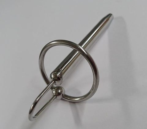 Voodoo Pierce-less Steel Princes Plug by Hell's Couture - Penis Plugs