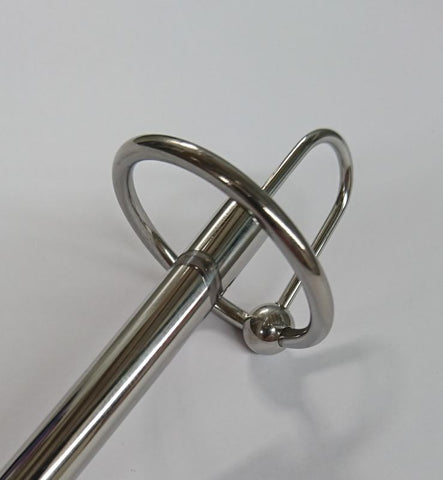 Voodoo Pierce-less Steel Princes Plug by Hell's Couture - Penis Plugs
