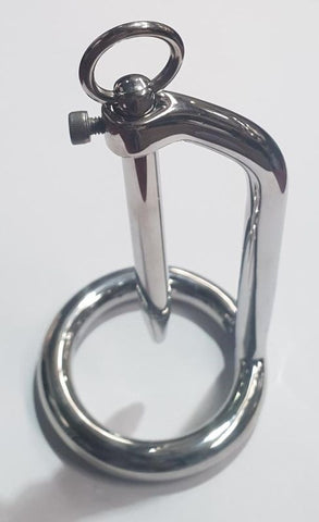 Weibo Cock Ring and Plug by Hell's Couture - Penis Plugs