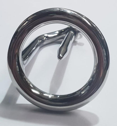 Weibo Cock Ring and Plug by Hell's Couture - Penis Plugs