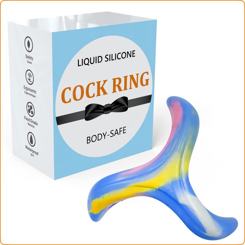 Whirlwind Silicone Cock Ring - - Ball and Cock Toys