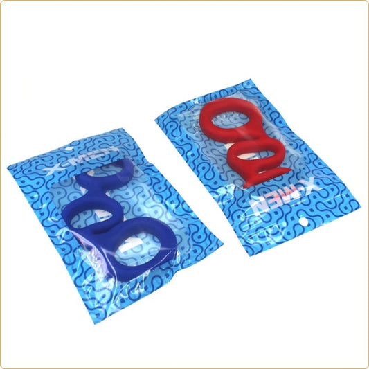 X-MEN Liquid Silicone Three Ring Cock Ring - - Ball and Cock Toys