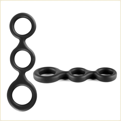 X-MEN Adjustable Silicone Cock Ring by BDStyle - Ball and Cock Toys