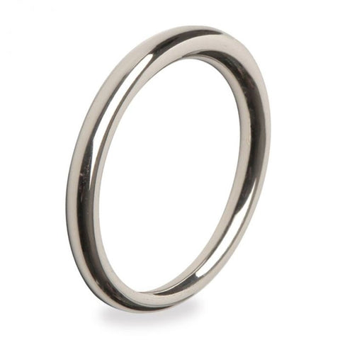Xxxbunker Steel Cock Ring 8mm by Hell's Couture - Cock Rings