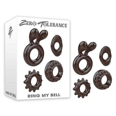 Ring My Bell 4 Piece Cock Ring Set by Evolved - Cock Ring Sets