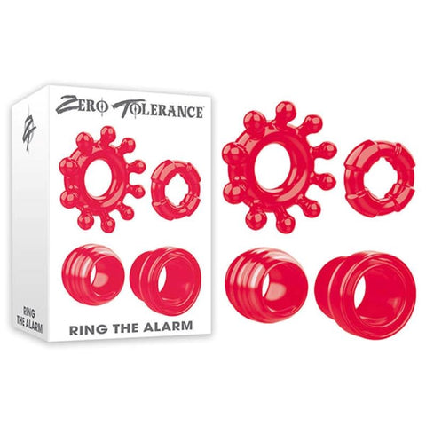 Zero Tolerance Ring The Alarm by Evolved Novelties - Cock Ring Sets