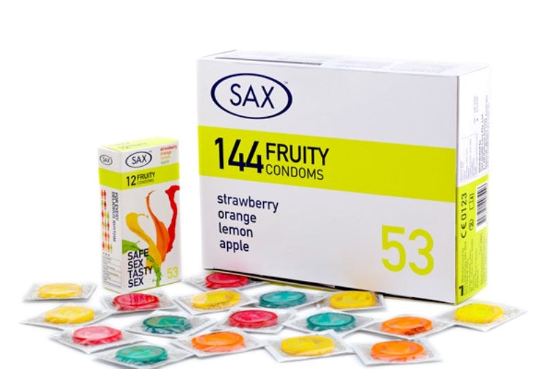 12 Fruity Condoms - - Condoms