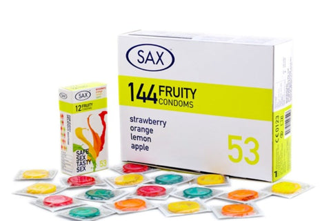 Fruity 12's Condom by Sax - Condoms