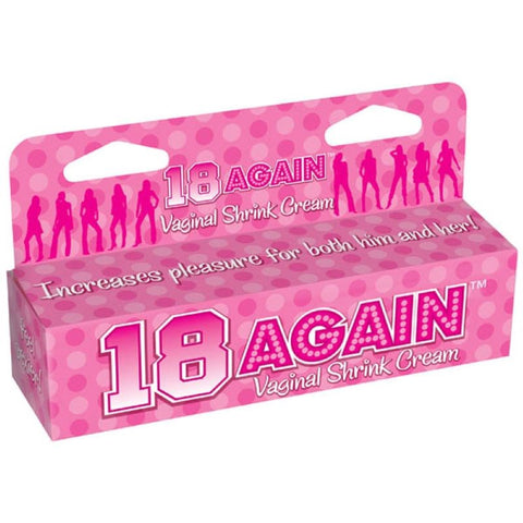 18 Again! Vaginal Tightening Cream Tube by Little Genie - Delay and Excite Sprays
