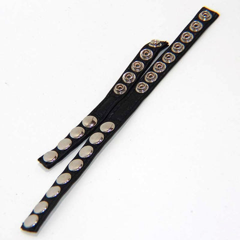 8 Snap Cock and Ball Strap Leather by BDStyle - Ball and Cock Toys