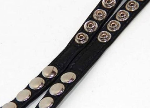 8 Snap Cock and Ball Strap Leather by BDStyle - Ball and Cock Toys