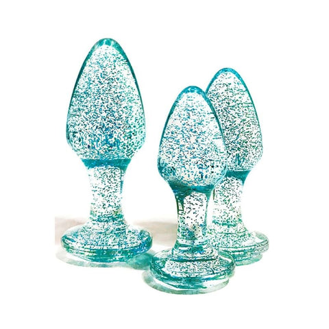 Glitter Gem 3 Piece Butt Plug Set by Adam & Eve Sextoys - Butt Plugs