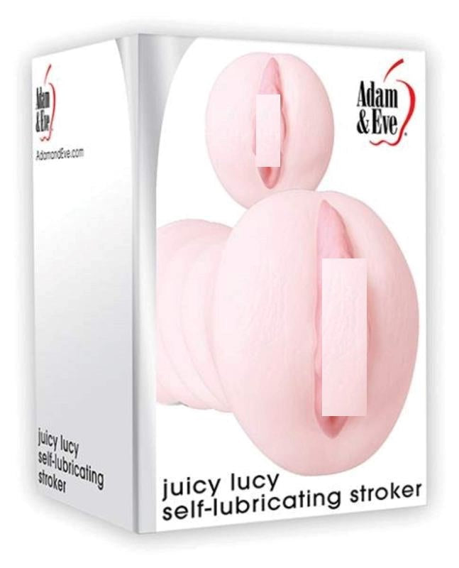 Adam and Eve Juicy Lucy Self-Lubricating Stroker - - Realistic Butts And Vaginas