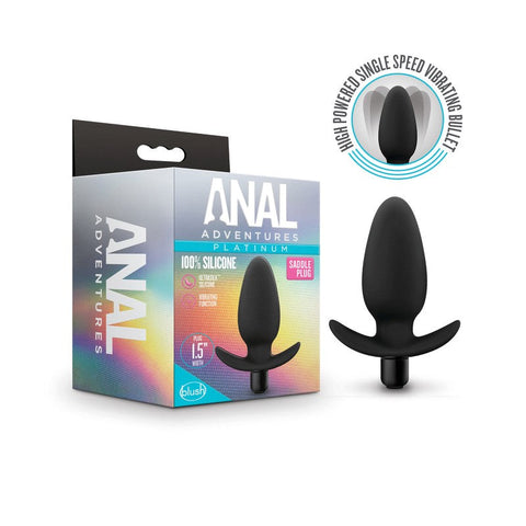 Anal Adventures Platinum Silicone Saddle Plug - Butt Plugs