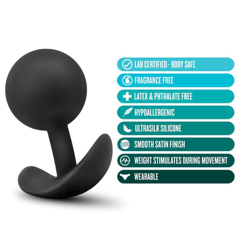 Anal Adventures Platinum Vibra Plug Butt Plug - Butt Plugs