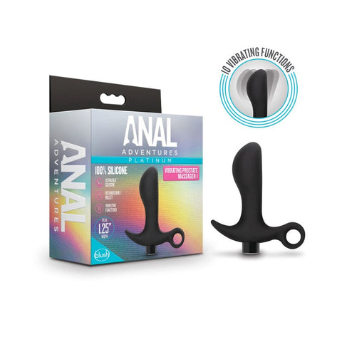 Anal Adventures Platinum Silicone Prostate Massager 01 - Prostate Toys