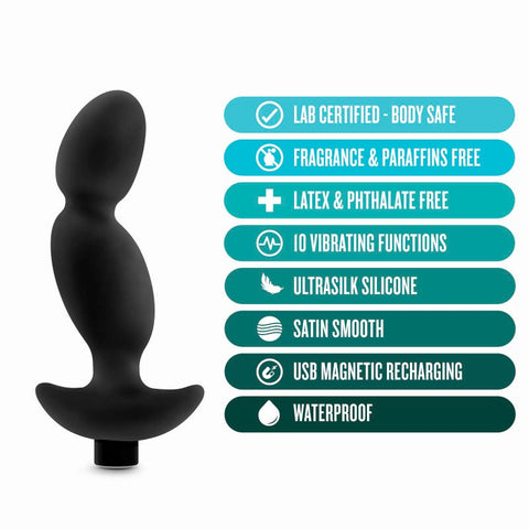 Anal Adventures Vibrating Silicone Prostate Massager 04 - Prostate Toys