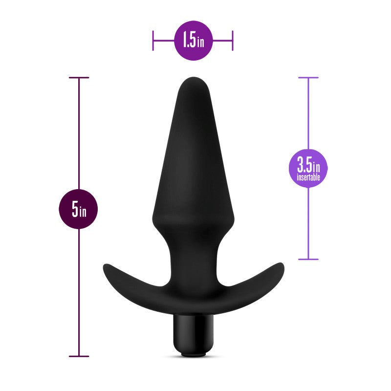 Anal Adventures Platinum Vibrating Plug - - Butt Plugs