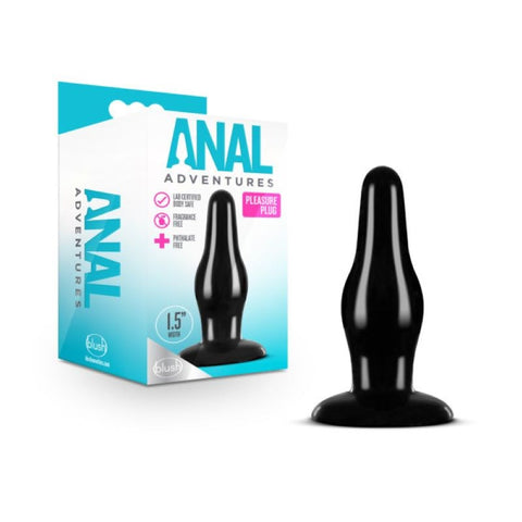 Anal Adventures Pleasure Plug 4.25'' Butt Plug - Butt Plugs